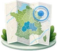 Illustration de la région ou du département