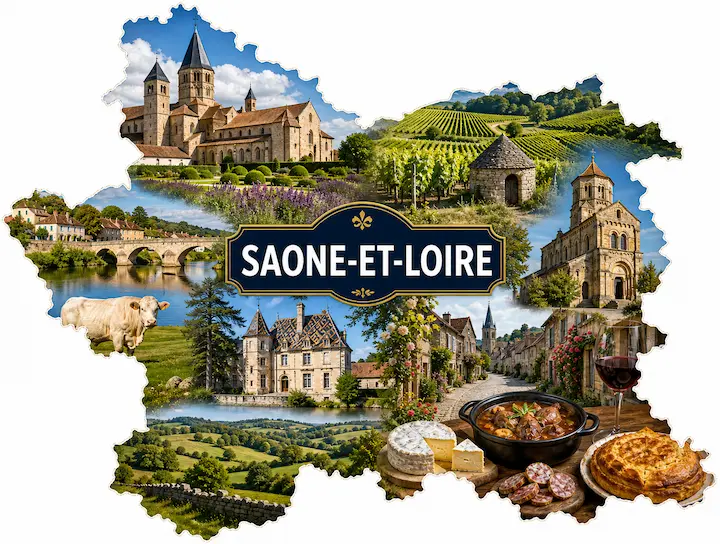 Illustration du département Saône-et-Loire