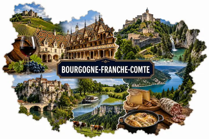 Illustration de la région Bourgogne-Franche-Comté