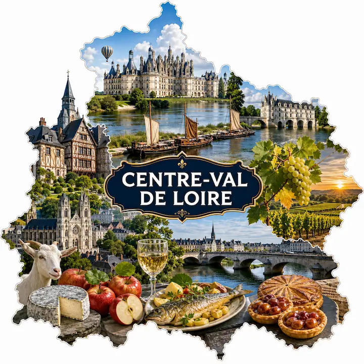 Illustration de la région Centre-Val de Loire
