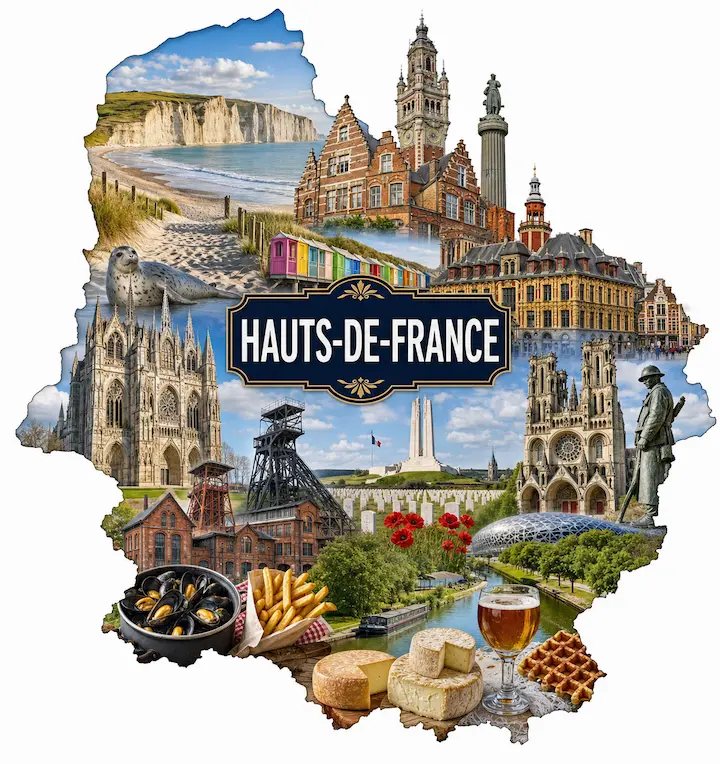 Illustration de la région Hauts-de-France